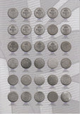 1905 - 1967 GREAT BRITISH FLORIN TWO SHILLING COIN HUNT COLLECTORS ALBUM - Coin Album - Cambridgeshire Coins