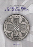 1905 - 1967 GREAT BRITISH FLORIN TWO SHILLING COIN HUNT COLLECTORS ALBUM - Coin Album - Cambridgeshire Coins