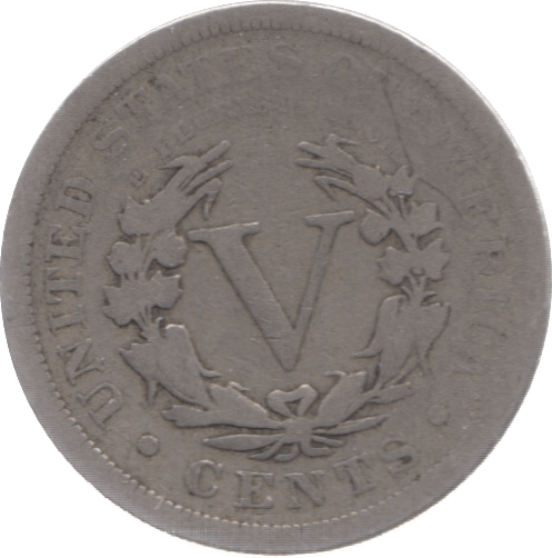 1905 5 CENTS USA - WORLD COINS - Cambridgeshire Coins