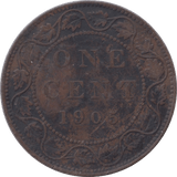 1905 CANADA ONE CENT - WORLD COINS - Cambridgeshire Coins