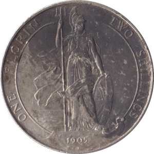 1905 FLORIN ( AUNC ) - FLORIN - Cambridgeshire Coins