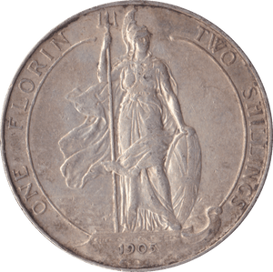 1905 FLORIN ( EF ) - Florin - Cambridgeshire Coins
