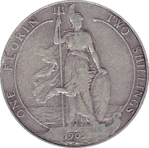 1905 FLORIN ( F ) A - Florin - Cambridgeshire Coins