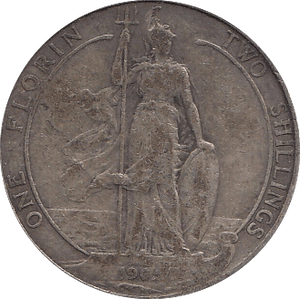 1905 FLORIN ( F ) E - Florin - Cambridgeshire Coins