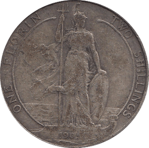 1905 FLORIN ( F ) E - Florin - Cambridgeshire Coins