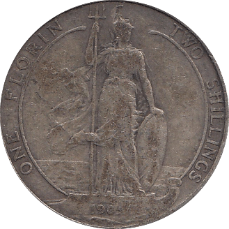 1905 FLORIN ( F ) E - Florin - Cambridgeshire Coins