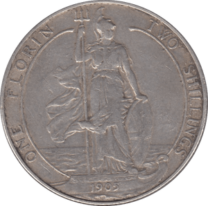 1905 FLORIN ( GF ) 7 - Florin - Cambridgeshire Coins