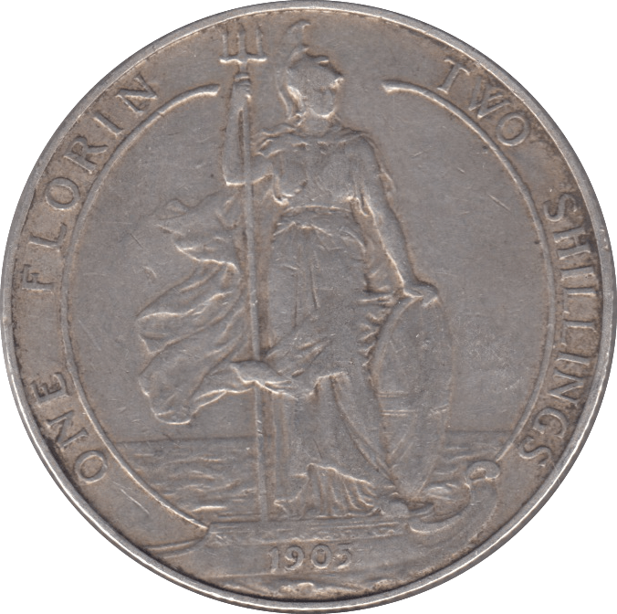 1905 FLORIN ( GF ) 7 - Florin - Cambridgeshire Coins