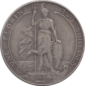 1905 FLORIN ( GF ) 8 - Florin - Cambridgeshire Coins