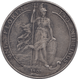 1905 FLORIN ( GVF ) SCARCE DATE EDWARD VII - Florin - Cambridgeshire Coins