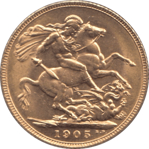 1905 GOLD SOVEREIGN ( UNC ) - Sovereign - Cambridgeshire Coins