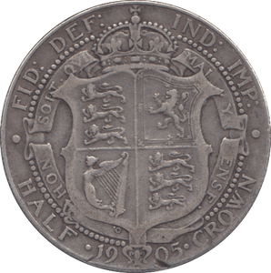 1905 HALFCROWN EDWARD VII ( GF ) - Halfcrown - Cambridgeshire Coins