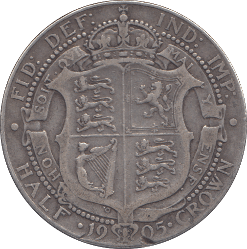 1905 HALFCROWN EDWARD VII ( GF ) - Halfcrown - Cambridgeshire Coins