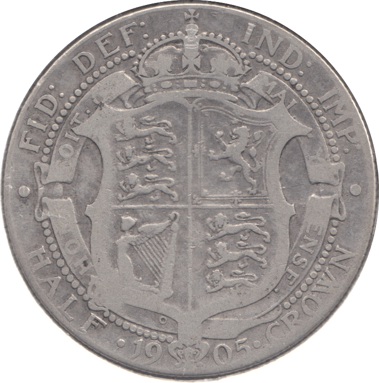 1905 HALFCROWN ( FAIR ) SCARCE DATE REF 2 - Halfcrown - Cambridgeshire Coins