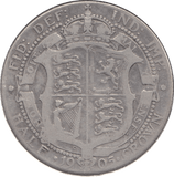 1905 HALFCROWN ( FAIR ) SCARCE DATE REF 2 - Halfcrown - Cambridgeshire Coins