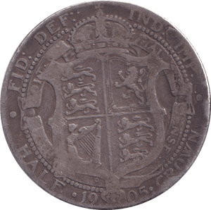 1905 HALFCROWN ( NF ) - HALFCROWN - Cambridgeshire Coins