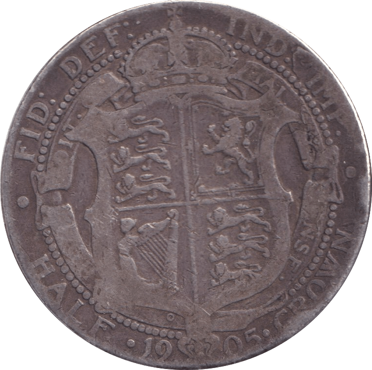 1905 HALFCROWN ( NF ) - HALFCROWN - Cambridgeshire Coins