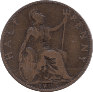 1905 HALFPENNY ( FINE ) - HALFPENNY - Cambridgeshire Coins