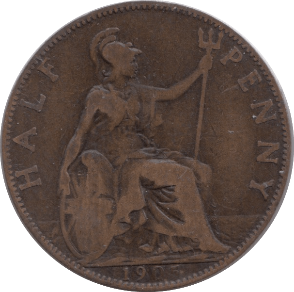 1905 HALFPENNY ( FINE ) - HALFPENNY - Cambridgeshire Coins