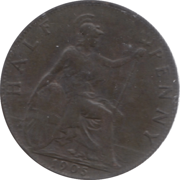1905 HALFPENNY ( VF ) 23 - Halfpenny - Cambridgeshire Coins
