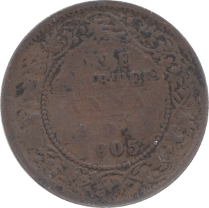 1905 INDIA 1/4 ANNA - WORLD COINS - Cambridgeshire Coins