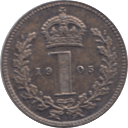 1905 MAUNDY ONEPENCE( UNC ) - Maundy Coins - Cambridgeshire Coins