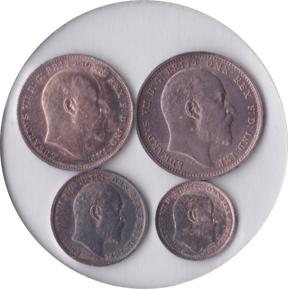 1905 MAUNDY SET EDWARD VII - Maundy Set - Cambridgeshire Coins