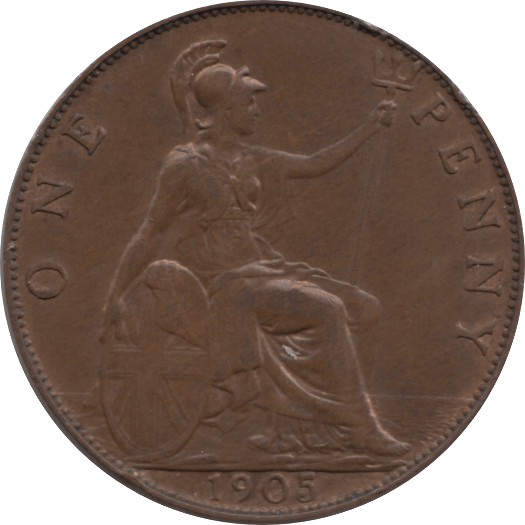 1905 PENNY 1 ( EF ) 19 - Penny - Cambridgeshire Coins