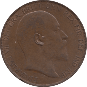 1905 PENNY 1 ( EF ) 19 - Penny - Cambridgeshire Coins