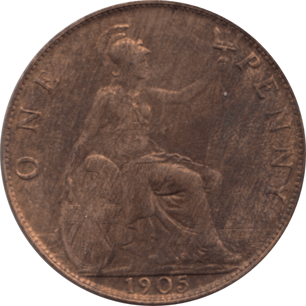 1905 PENNY 2 ( UNC ) 5A - Penny - Cambridgeshire Coins