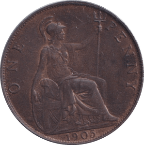 1905 PENNY ( UNC ) - Penny - Cambridgeshire Coins