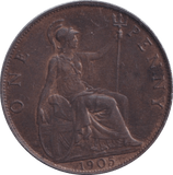 1905 PENNY ( UNC ) - Penny - Cambridgeshire Coins