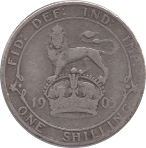 1905 SHILLING ( FINE ) 1A - Shilling - Cambridgeshire Coins