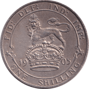 1905 SHILLING ( GVF ) - Shilling - Cambridgeshire Coins