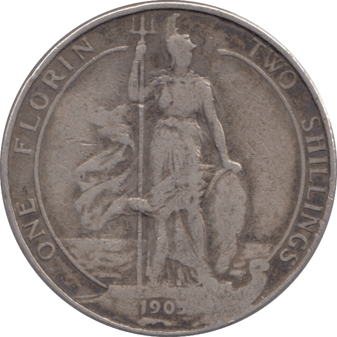 1905 SILVER FLORIN ( NF ) - FLORIN - Cambridgeshire Coins