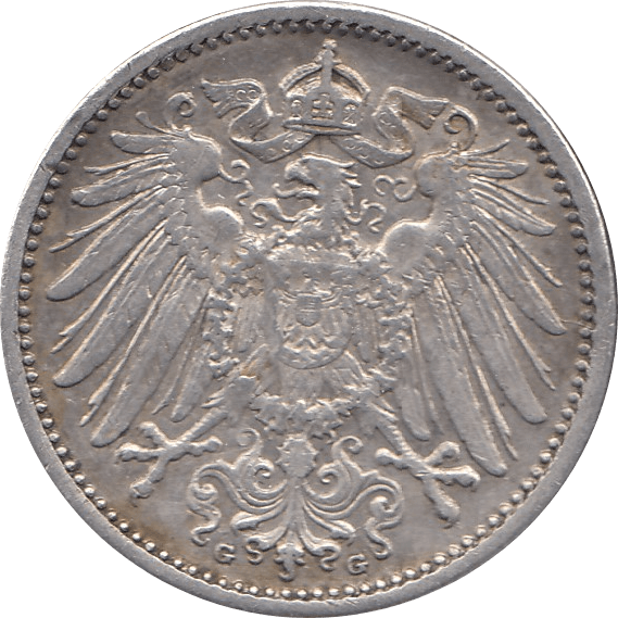 1905 SILVER MARK GERMANY MINT MARK G REF H5 - SILVER WORLD COINS - Cambridgeshire Coins