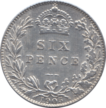 1905 SIXPENCE ( AUNC ) - Sixpence - Cambridgeshire Coins