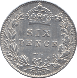 1905 SIXPENCE ( AUNC ) - Sixpence - Cambridgeshire Coins