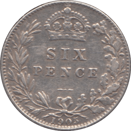1905 SIXPENCE ( GVF ) - Sixpence - Cambridgeshire Coins