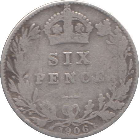 1905 SIXPENCE ( NF ) 8 - SIXPENCE - Cambridgeshire Coins