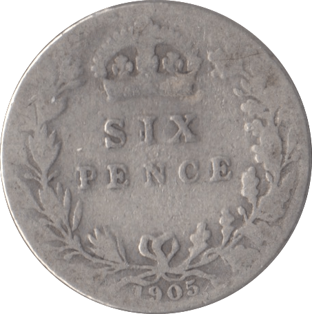 1905 SIXPENCE ( NF ) - Sixpence - Cambridgeshire Coins