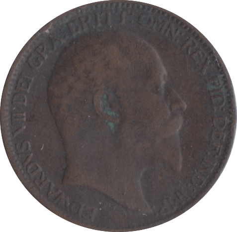 1906 FARTHING ( FINE ) - Farthing - Cambridgeshire Coins