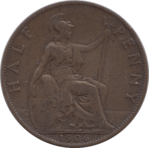 1906 FARTHING ( FINE ) - Farthing - Cambridgeshire Coins