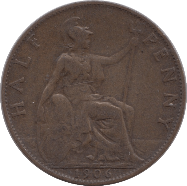 1906 FARTHING ( FINE ) - Farthing - Cambridgeshire Coins