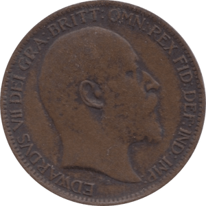 1906 FARTHING ( GVF ) 1 - Farthing - Cambridgeshire Coins