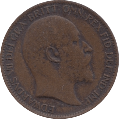 1906 FARTHING ( GVF ) 1 - Farthing - Cambridgeshire Coins