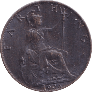 1906 FARTHING ( UNC ) - Farthing - Cambridgeshire Coins