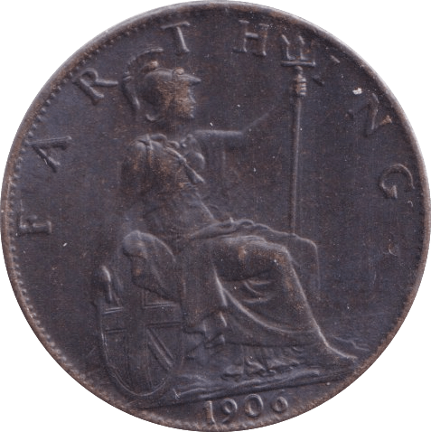 1906 FARTHING ( UNC ) - Farthing - Cambridgeshire Coins