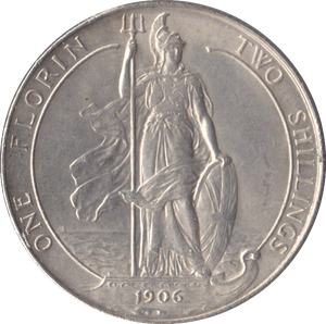1906 FLORIN ( AUNC ) - FLORIN - Cambridgeshire Coins