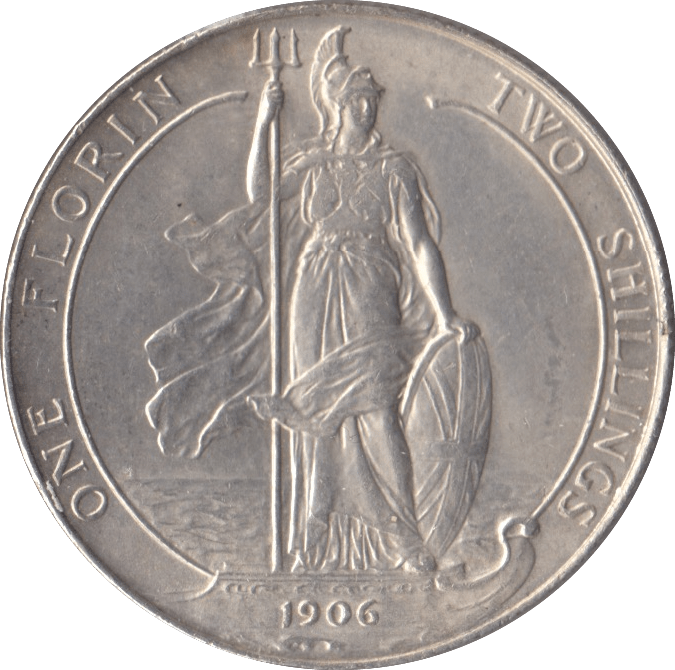 1906 FLORIN ( AUNC ) - FLORIN - Cambridgeshire Coins